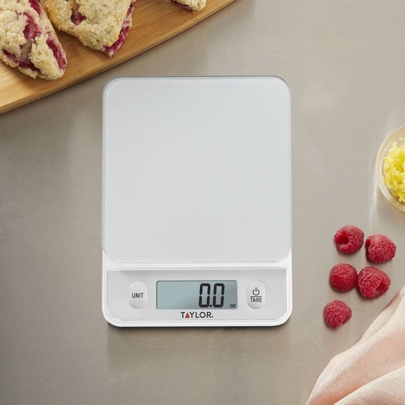 Taylor Digital Kitchen Glass Top 11lb Food Scale - Picture 6 of 9